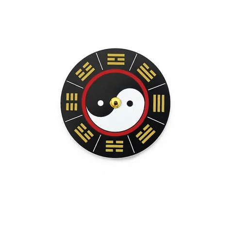 Taiji Bagua Clock Hands And Dial Accessory Yin Yang Symbol Plastic Quartz Clock Repair Parts Modern Style Decor