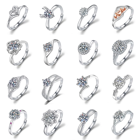 Adjustable Open Ring Plated Copper Cubic Zirconia Luxury Small Crowd Design Jewelry Women Gift