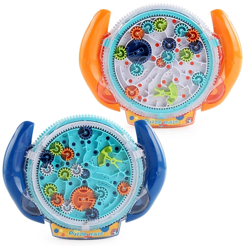 Educational Gear Ball Maze Dish Handheld Puzzle Toy For Children Hand Eye Coordination Training Stress Relief Gift