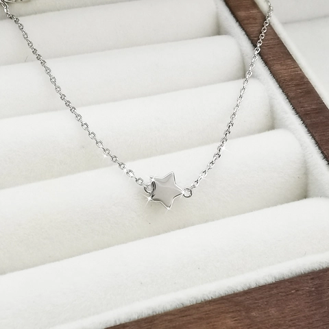 Minimalist 925 Sterling Silver Star Bracelet For Women Dainty Star Charm Link Chain Bracelet Adjustable Fine Jewelry Gift