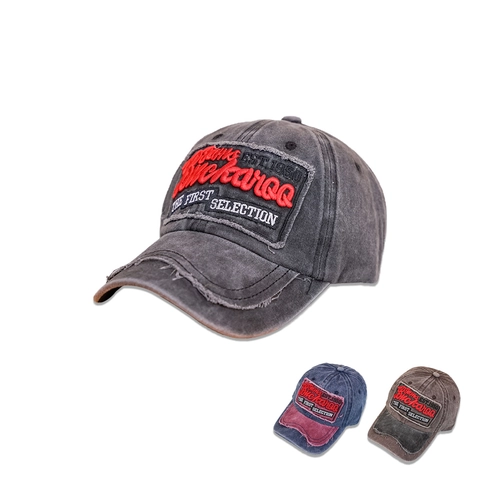Vintage Gewassen Katoenen Honkbalpet Distressed Retro Dad Hat Verstelbare Zonnehoed Met Borduurwerk