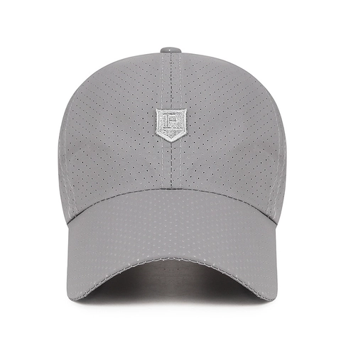 Breathable Laser Perforated Baseball Cap Polyester Quick Dry Summer Outdoor Sport Sunshade Adjustable Shield Letter Hat