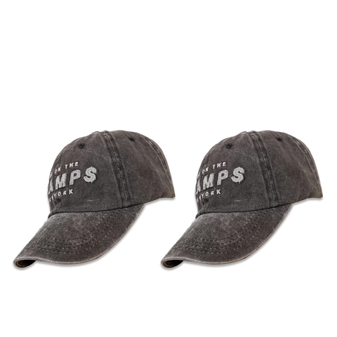 Retro Washed Baseball Cap Vintage Distressed Adjustable Wide Brim 3D Letter Embroidery Streetwear Hat For Men Women