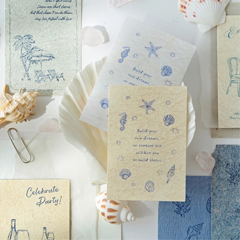 Adesivi In Carta Materiale Scrapbooking Vintage Carta Kraft Erbe Decalcomanie Decorative Retrò Per Diario DIY Estetica