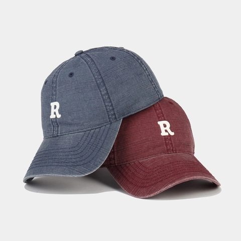 Casquette De Baseball En Coton Lavé Rétro Broderie Lettre R Réglable Décontractée Pour Hommes Femmes