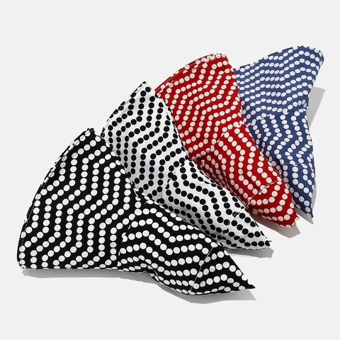 Women Polka Dot Bucket Hat Wide Brim Polyester Foldable Sun Protection Summer Beach Vacation Sweet Style With Drawstring