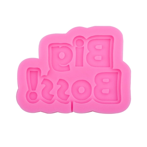Big Boss Letter Silicone Mold For Fondant Chocolate Cake Topper DIY Clay Craft Baking Tool