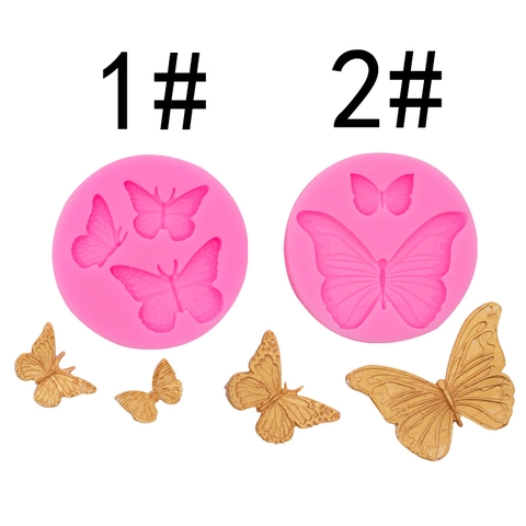 Stampo In Silicone A Farfalla Rotondo Strumenti Per Decorazione Torte DIY Per Fondant Cioccolato Resina Argilla Gesso Forno