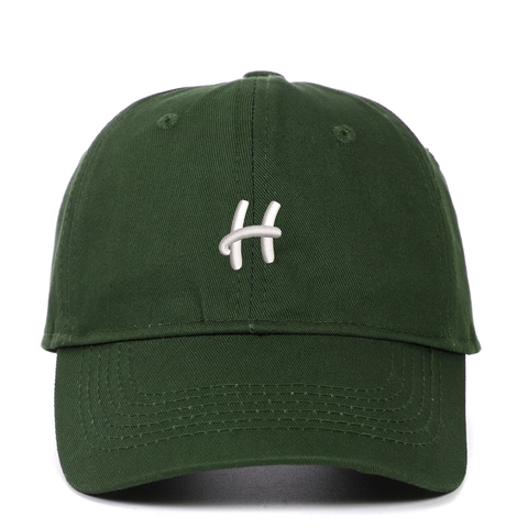Cotton Baseball Cap Mit H Buchstaben Stickerei Verstellbare Gebogene Krempe Lässige Outdoor Sport Sonnenhut Für Damen Herren