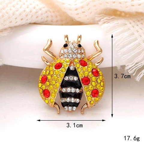 Creative Insect Charms Ladybug Bee DIY Jewelry Accessories With Alloy And Rhinestone For Phone Case Craft Decoration