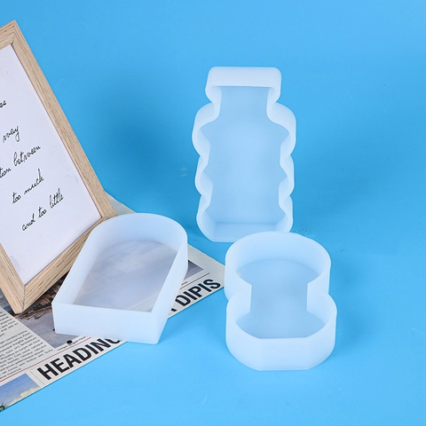 Geometric Silicone Candle Molds Arch Gourd Vase Shape Creative DIY Handcrafted Home Decor Soy Wax Aromatherapy