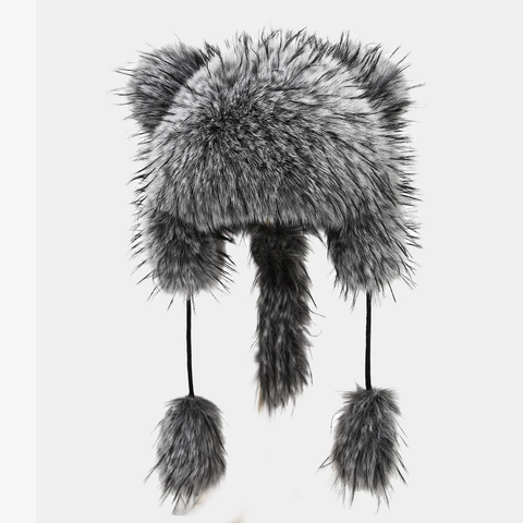 Cappello Trapper Da Donna In Pelliccia Sintetica Con Orecchie Di Orso E Pompon Berretto Invernale Caldo Stile Animale