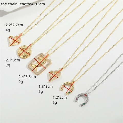 Collana con Ciondolo a Cuore e Rosa in Rame e Zirconia Vintage per Donna Elegante Gioielli Galvanici Oro Argento Regalo