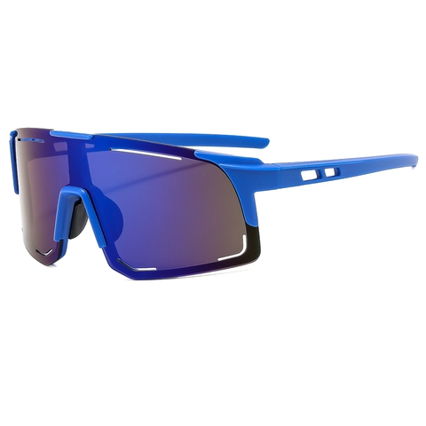 Professional Outdoor Cycling Sunglasses UV400 Protection Windproof Sports Sunglasses For Men Women PC Frame Mirrored Lens Eyewear