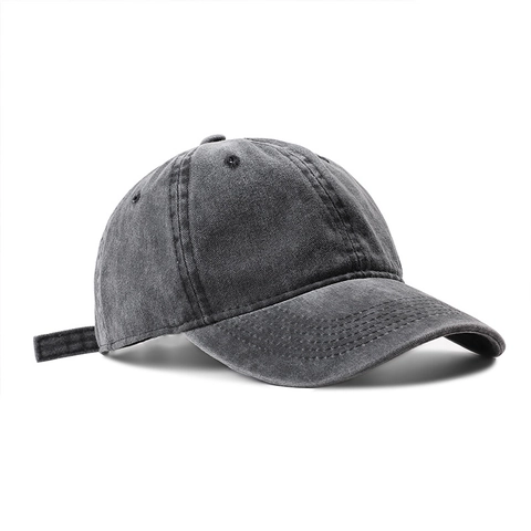 Vintage Gewassen Katoen Baseballpet Voor Mannen Vrouwen Verstelbaar Soft Top Casual Outdoor Zonnehoed Retro Stijl