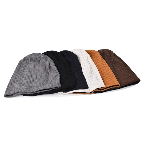 Slouchy Strickmütze Beanie Mit Rippenmuster Für Herren Und Damen Winter Warm Weich Elastisch