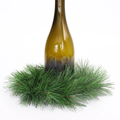 Ghirlanda Di Aghi Di Pino Artificiale PVC Ghirlanda Verde Realistica Natale Casa Scrivania Decorazione Per Feste Arredo