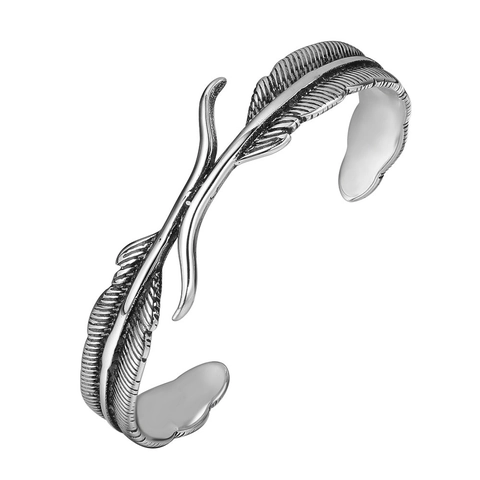 Vintage Roestvrij Staal Arendveer Open Armband Voor Heren Viking Keltische Knoop Patroon Retro Zilveren Bangle Sieraden Cadeau