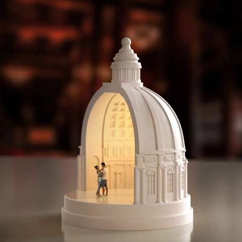Pantheon Schloss Kerzenständer Silikonform Römische Architektur Kuppelpalast DIY Harz Gips Aromatherapie Stein Dekoration