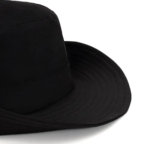 Outdoor Wide Brim Bucket Hat Quick Dry Polyester Sun Protection For Fishing Hiking With Adjustable Windproof Rope