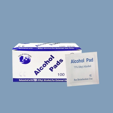 Disposable Alcohol Prep Pads Ethyl Alcohol Cleansing Wipes For Screen And Jewelry Cleaning