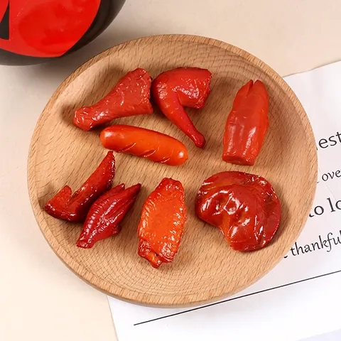 Realistic Miniature Simulated Food Braised Chicken Wing Feet Pig Trotter Dollhouse Pretend Play Toy Photography Prop