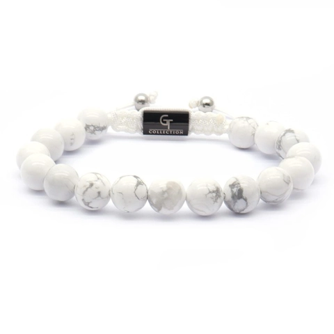 Bracciale Di Perle In Pietra Naturale Occhio Di Tigre Con Corda Intrecciata A Mano Regolabile E Piastra In Acciaio Inossidabile