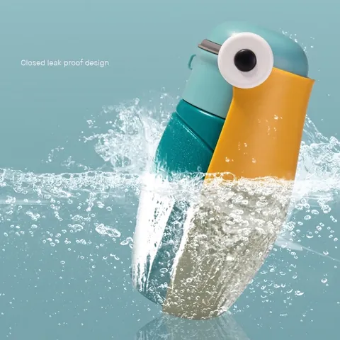Bottiglia D'acqua Portatile Per Animali Plastica Pieghevole Antigoccia Esterno Viaggio Escursione Abbeveratoio Cani Gatti