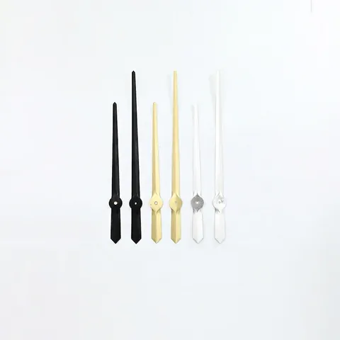 Aluminum Metal Clock Hands Hour Minute Pointer Quartz Clock Accessories DIY Repair Parts Minimalist Style