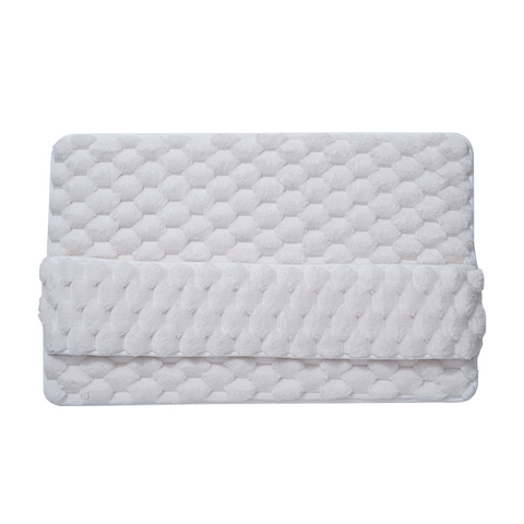 Memory Foam Bath Mat Super Absorbent Quick Dry Anti Slip Rug Pebble Texture For Bathroom Shower Room Floor Soft Fleece