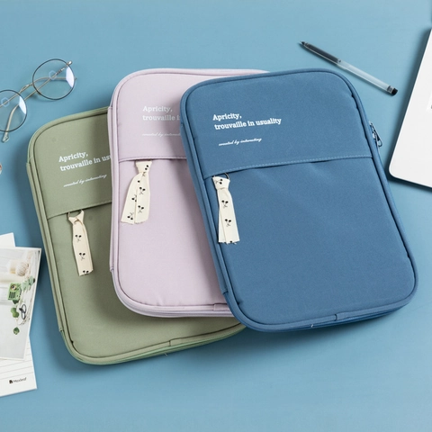 Laptop Tasche Tablet Hülle Oxford Stoff Stoßfest Aufbewahrungstasche Koreanischer Stil Mit Vordertasche Und Band