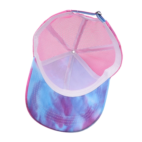 Tie Dye Baseball Cap Mesh Atmungsaktiv Verstellbar Trucker Hut Outdoor Sport Casual Sonnenhut