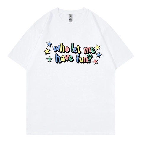 T-Shirt Pour Hommes En Coton À Manches Courtes Impression Graphique Lettre Ample Col Rond Tee