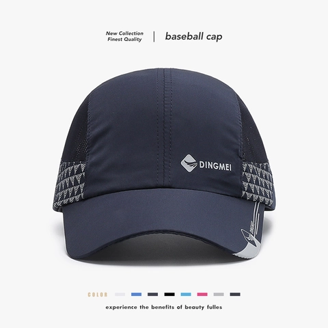 Baseball Kappe Atmungsaktives Mesh Schnell Trocknend Sonnenschutz Leicht Verstellbar Outdoor Sport Hut Herren Damen