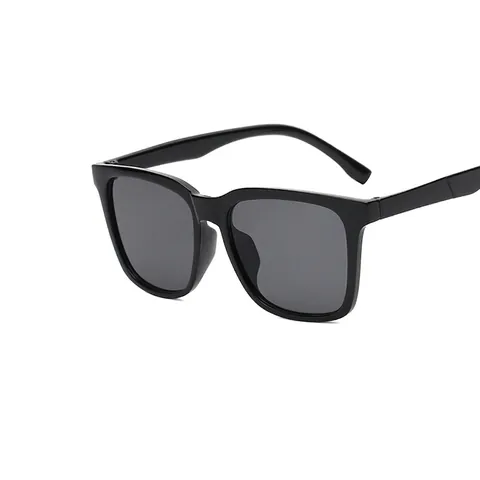 Square Sunglasses UV400 Protection PC Frame Resin Lens Oversized Fashion Hip Hop Trendy Eyewear Men Women Unisex