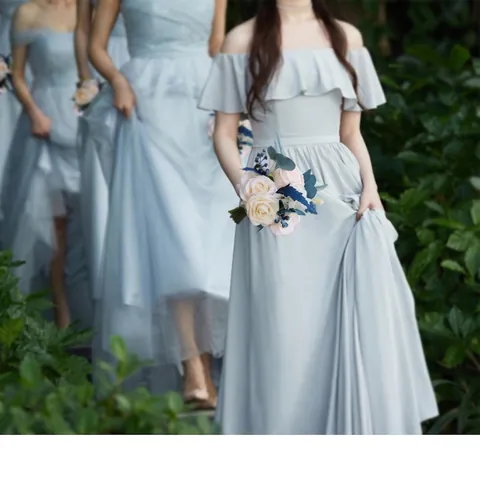 Artificial Rose Wedding Bouquet Forest Style Cream White Navy Blue Berries Flowers Satin Ribbon Bridesmaids Photo Props