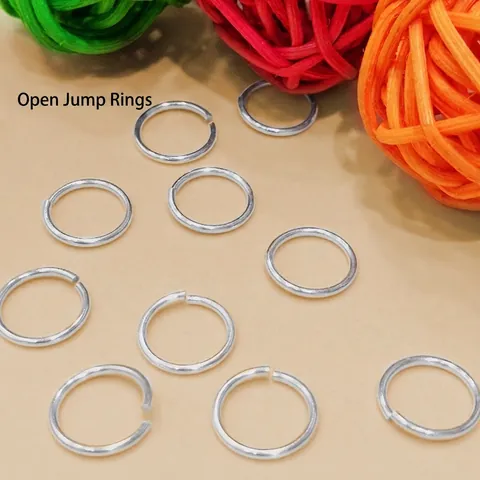 S925 Sterling Silver Open And Closed Jump Rings DIY Jewelry Making Connector Findings For Bracelet Necklace Plain Silver