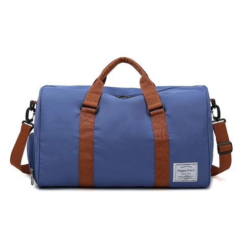 Large Capacity Travel Duffel Bag Waterproof Oxford Cloth Sports Gym Luggage Bag With Shoe Compartment For Men Women