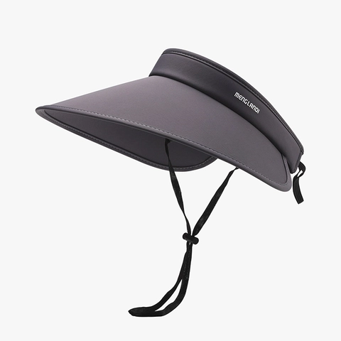 Ice Satin Empty Top Sun Hat Women UPF 50+ UV Protection Large Brim Foldable Breathable Summer Outdoor Visor