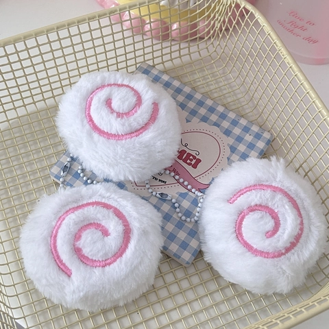 Simpatico Portachiavi Peluche Narutomaki Spirale Rosa Torta Di Pesce Ciondolo Per Borsa Kawaii Stile Giapponese