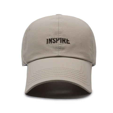 Baseballkappe Inspire Buchstaben Stickerei Schnelltrocknend Atmungsaktiv Laserperforiert Sonnenschutz Verstellbar Outdoor Hut Unisex