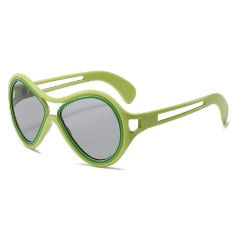 Gafas De Sol De Gran Tamaño Para Mujer Y2K Retro Futurista Marco PC Irregular Protección UV400 Moda Fiesta