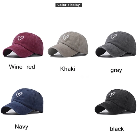 Cappello Da Baseball Cotone Lavato Distressed Vintage Lettera Feelings Ricamata Regolabile Protezione Solare Cappello Unisex