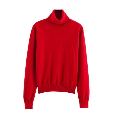 Maglione A Collo Alto In Maglia E Mini Gonna A Pieghe Elegante Tinta Unita Manica Lunga Moda Autunno Inverno Donna