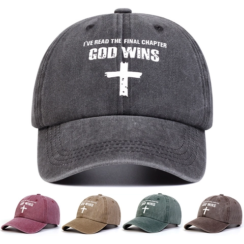 Retro Washed Polyester Baseball Cap With Cross Letter Embroidered For Women Men Adjustable Distressed Sunshade Outdoor Hat