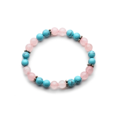 Bracciale Di Perline In Pietra Naturale Elastico Yoga Energia Guarigione Gioielli In Pietre Preziose Accessori Moda Unisex