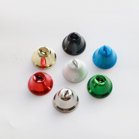 Colorful Metal Bells Decorative Hanging Ornaments For Christmas Tree DIY Crafts Pet Collars Wind Chime Accessories