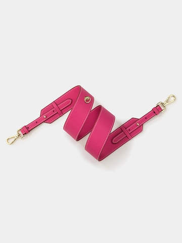 Adjustable Wide Bag Strap Replacement Microfiber Leather Shoulder Belt Retro Solid Color With Metal Buckle For Women Handbags