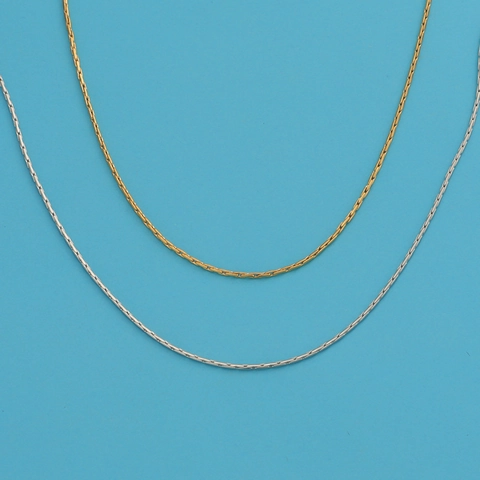 Collana A Catena In Acciaio Inossidabile Placcato Oro 18K Placcatura Sottovuoto Catena Clavicola Sottile Gioielli Donna