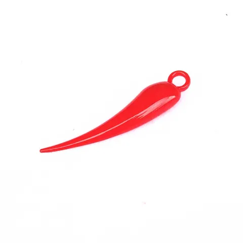 Red Chili Pepper Charms Plastic DIY Pendants For Jewelry Making Festive New Year Hanging Decorations Crafts